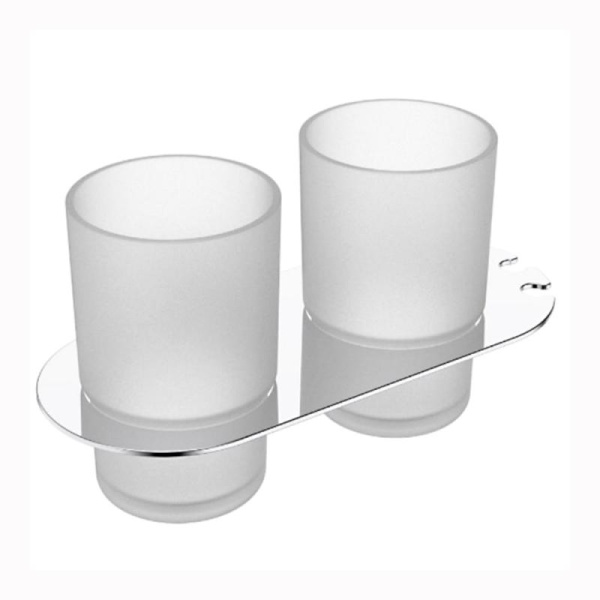 Держатель + 2 Стакана хром GAPPO G30908-8