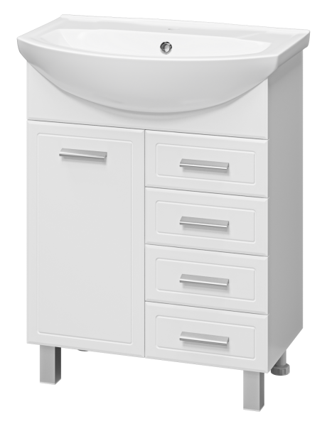 Тумба под раковину Misty Стелла 65 с 4 ящиками