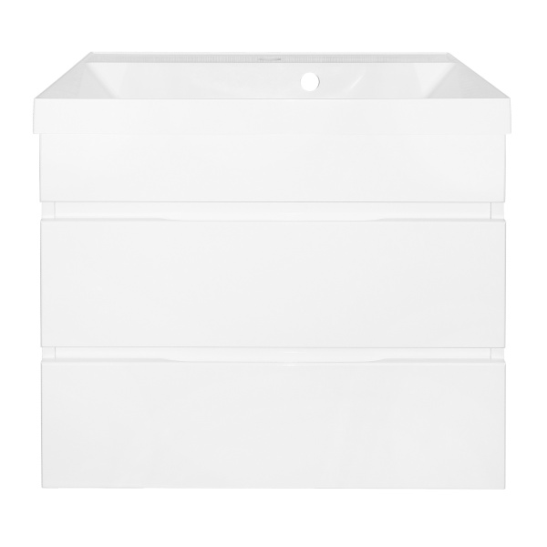 Комплект Azario Тумба Эстима 60/2 595х447х555 подвесная, с раковиной Астория 60, белый глянцевый () CS00094582