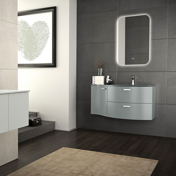 Pallada 550х800 - 2 (подогрев, сенсорный выключатель) зеркало 