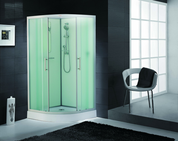 Душевая полукруглая кабина без крыши  EST-80C.Размер: 80 х 80 х 210см