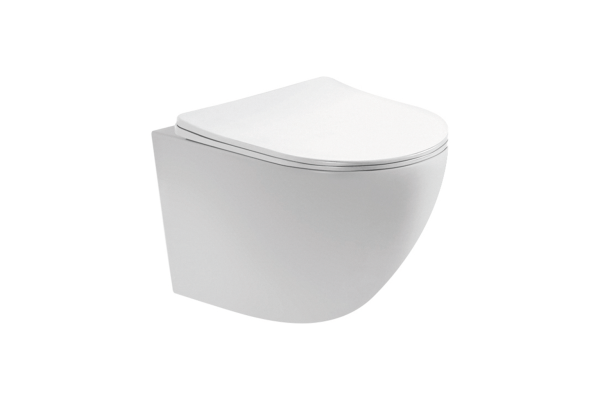 Унитаз-компакт подвесной Aquatek Европа безободковый, тонкое сиденье AQ1900-00