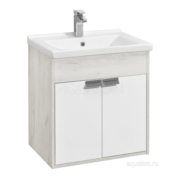 Тумба под раковину AQUATON подвесная, дуб крафт () 1A237301FAX10