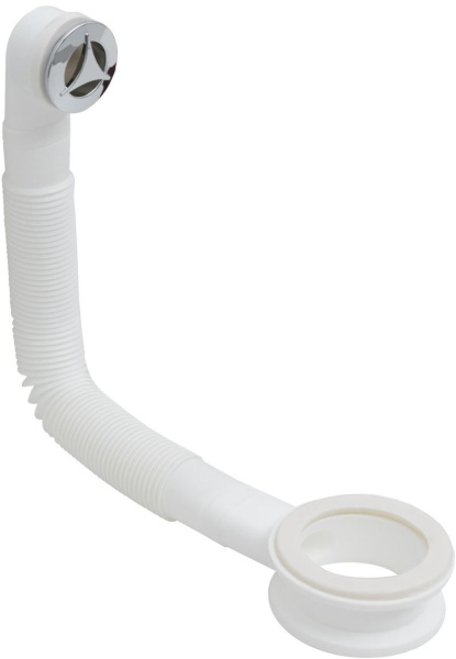 Слив-перелив для литьевых раковин Aquanet хром