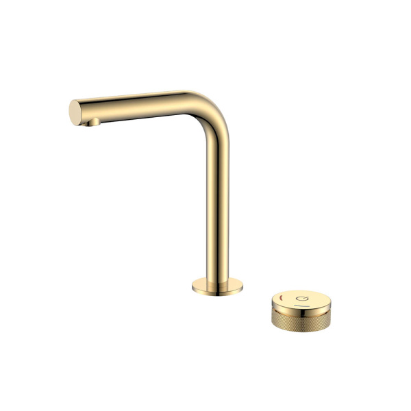 Смеситель автоматический для раковины на 2 отв. TECH ЗОЛОТО