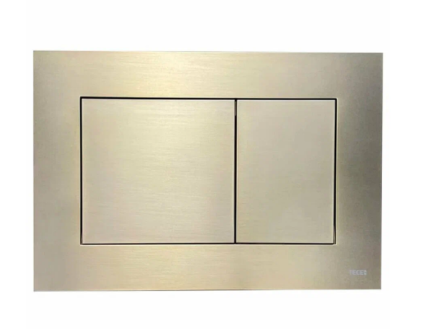 Панель смыва для унитаза Tece Now Золото браш