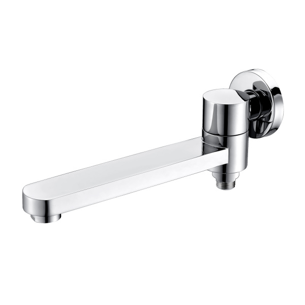 Встраиваемый наполнитель Raglo R473.71 для ванны и душа излив поворотный  23 см с функцией переключения латунь, хром