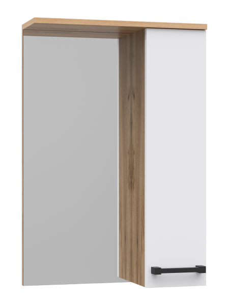 Зеркало Крафт - 50 с 1 шкаф. правый Misty