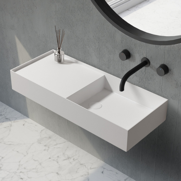 Раковина подвесная ABBER Stein AS2648 белая матовая в магазинах СантехГид