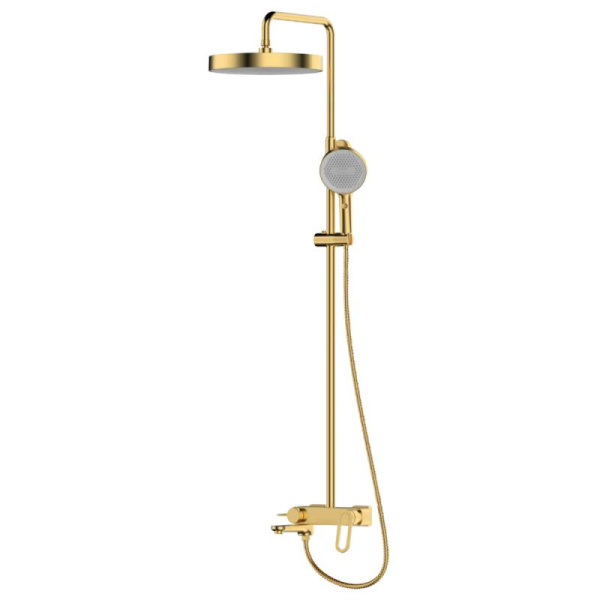 Душевая система для ванны с 3-функциями сатин золотой Gappo G2427-3
