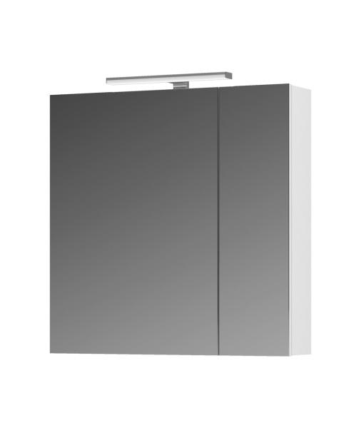 Зеркальный шкаф Plaza 700 со светильником