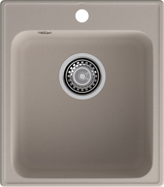 GranFest QUARZ (ECO-17) Мойка  1-чаш. 420*480 (песок)