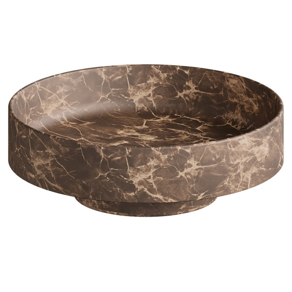 Раковина накладная SOLE Corian 400*130 Emprador в магазинах СантехГид