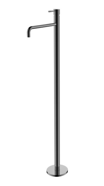 Смеситель для умывальника напольный Uno Shine Gun Metal