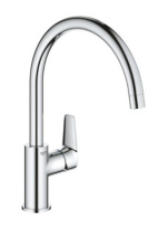 BauEdge Смеситель для кухонной мойки 207 мм, хром (замена 31367000) 31367001