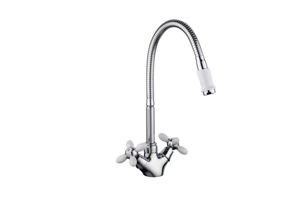 Смеситель для кухни белый FRUD R43127-7