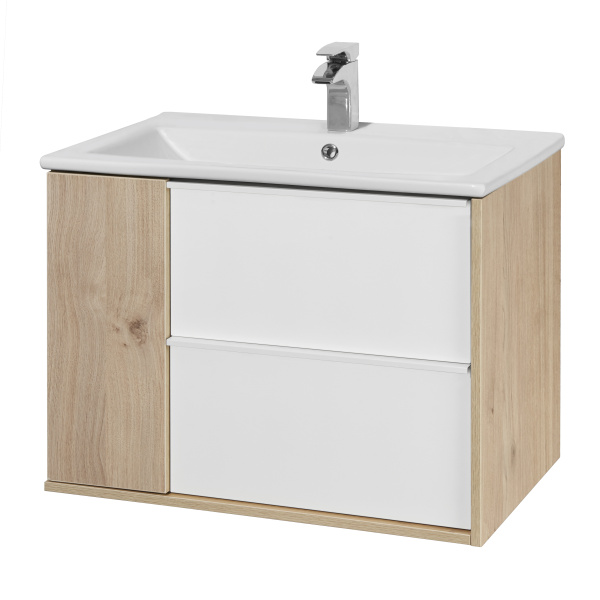 Тумба под раковину AQUATON Бостон 75 дуб эврика 1A252601BN010