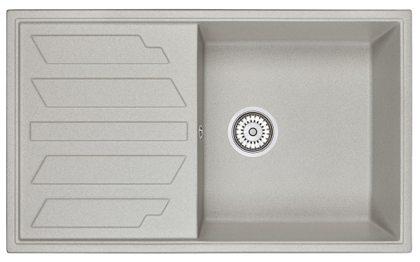 Кухонная мойка GRANULA (8601, БАЗАЛЬТ)