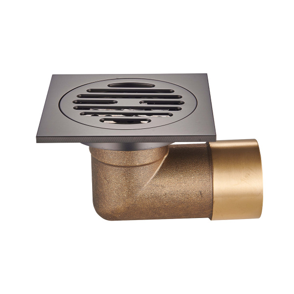 Душевой трап Raglo R605.10.09 100х100мм, нержавеющая сталь, графит