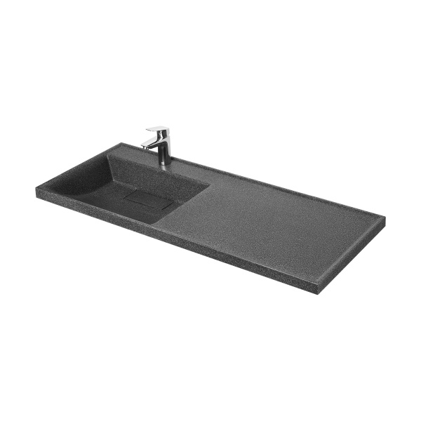 Раковина AQUATON Лондри 1200 графит левая 1A72843KLH21L в магазинах СантехГид