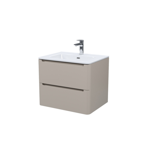 Тумба с умывальником, подвесная, 60 см, капучино, Edifice, IDDIS, EDI60C0i95K  подходит умыв. 0106000i28