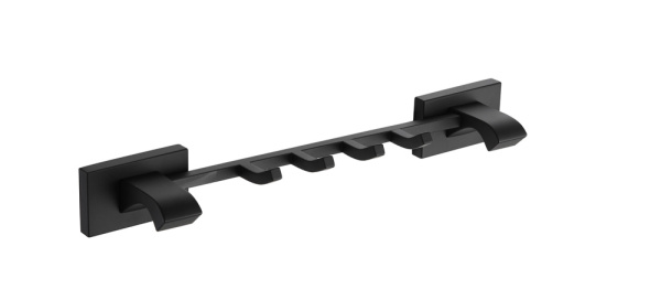 Вешалка 4 крючка черная GAPPO G0716-46