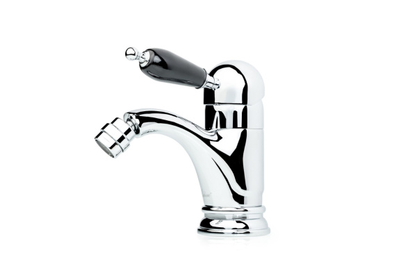 Смеситель для биде TRADIZIONALE CHROMO одноручковый c черной керамикой