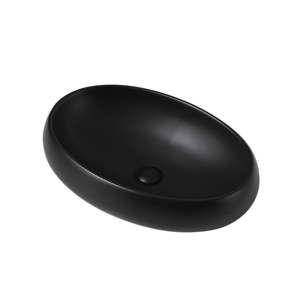 Раковина накладная ABBER Bequem AC2102MB черная матовая в магазинах СантехГид