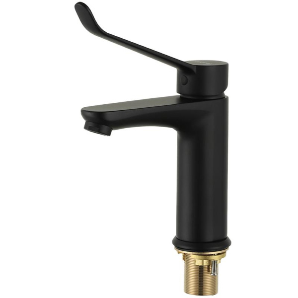 Смеситель для раковины черный GAPPO G1021-6