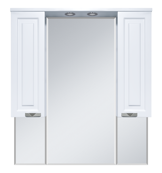 Зеркало-шкаф Терра - 90 белый