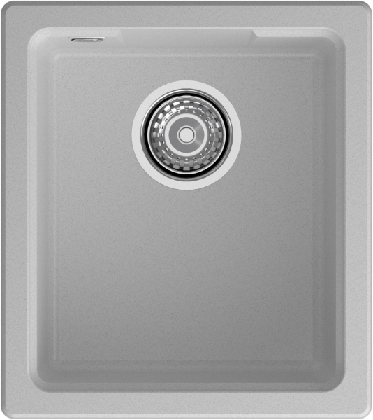 GRANFEST Мойка URBAN 4540  1-чаша 400 х 450 мм серый арт.GF-UR-