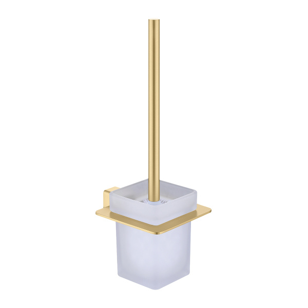 Ёршик для унитаза Raglo R301.10.03 с держателем,сатин золотой