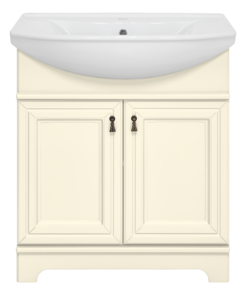 Тумба под раковину Misty Лувр 65 (слоновая кость)