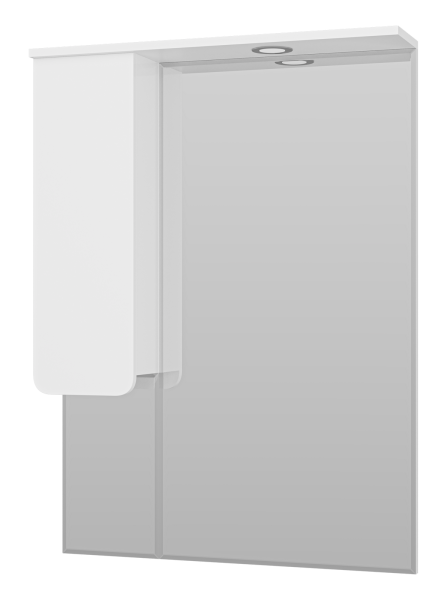 Зеркальный шкаф Misty Чегет 75 левый