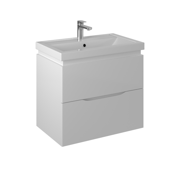 Тумба под раковину Briz Сити 
70 см, белый глянец