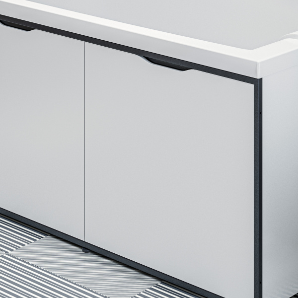 Экран для ванны 150 Grunge Loft white