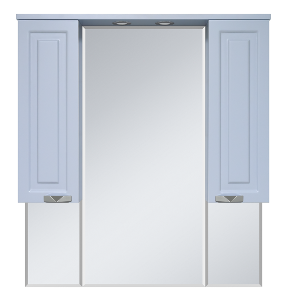 Зеркало-шкаф Терра - 90 серый