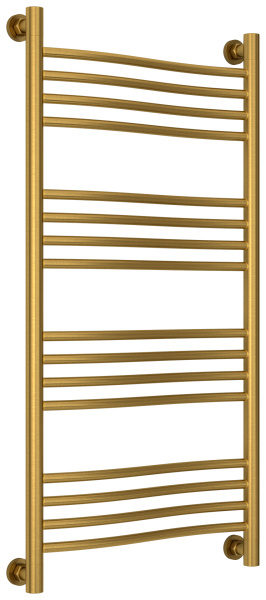 Водяной полотенцесушитель Сунержа "ФЛЮИД+" 1000х500 (Состаренная латунь)