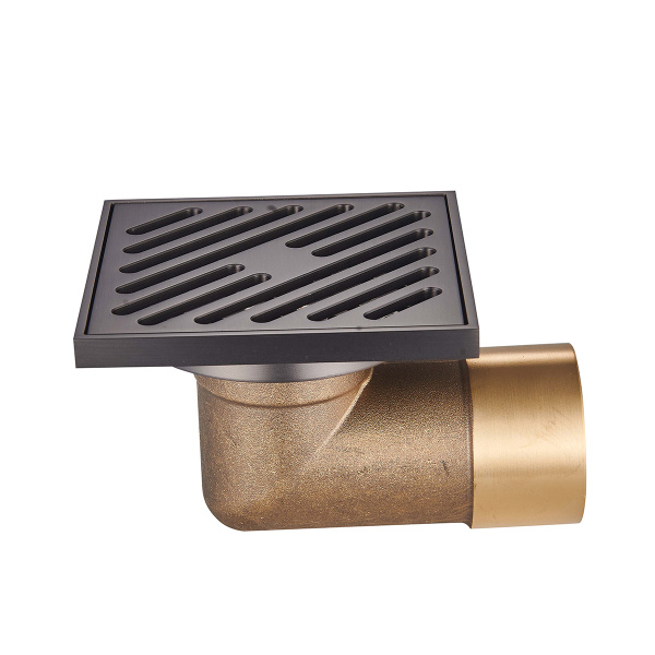 Душевой трап Raglo 100х100мм, нержавеющая сталь, графит R606.10.09