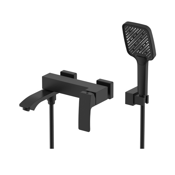 Смеситель Raglo для ванны и душа настенный излив поворотный 15 см, черный R01.30.06