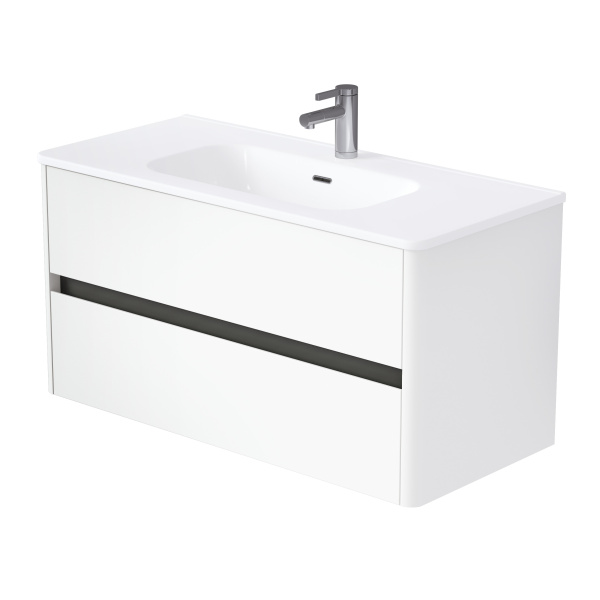 Тумба Mona 100П (1000х500х453) 2я белый