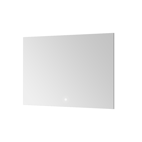 Зеркало прямоугольное без рамы, подсветка, сенсор, 100*70см 