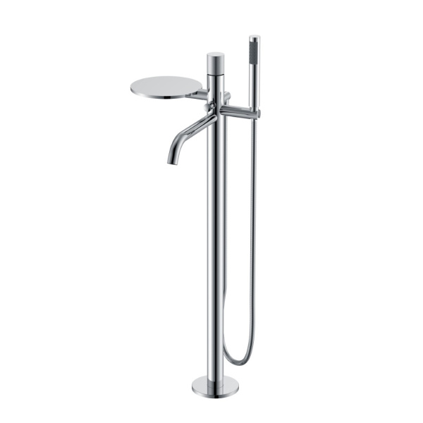 Смеситель STICK напольный CHROME SPIRALE