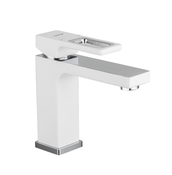 Смеситель для раковины с гигиеническим душем белый GAPPO G1017-1