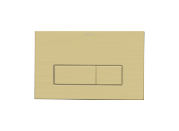 Кнопка для инсталляции Boheme, нерж.сталь Matt Gold