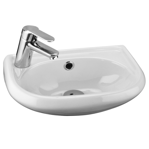 Раковина Santek Бриз 40 отверстие под смеситель слева 1WH110442 в магазинах СантехГид