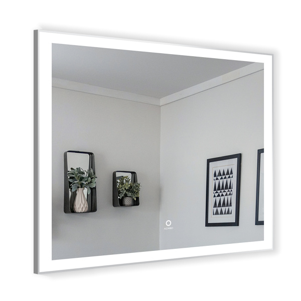 Зеркало AZARIO Havana 800х700 с подсветкой, сенсорный выключатель с функцией диммера, алюминиевая рамка () AZ-Z-079-1CS Зеркало AZARIO Havana 800х700 с подсветкой, сенсорный выключатель с функцией диммера, алюминиевая рамка () AZ-Z-079-1CS