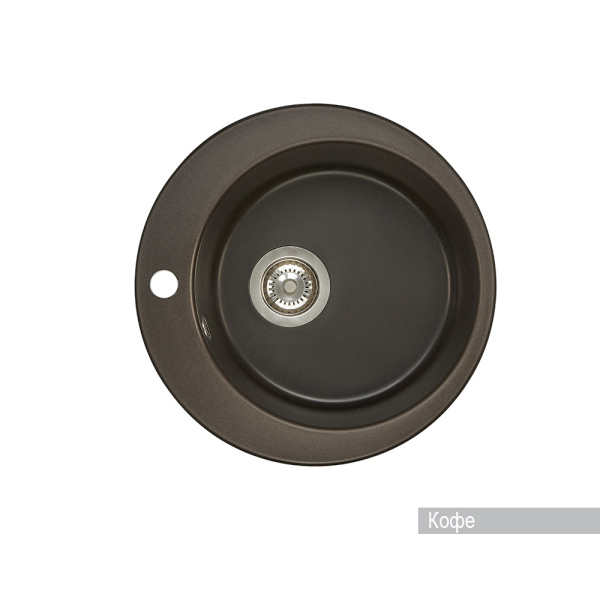 Кухонная мойка AQUATON Иверия 480мм., цвет кофе () 1A711032IV280