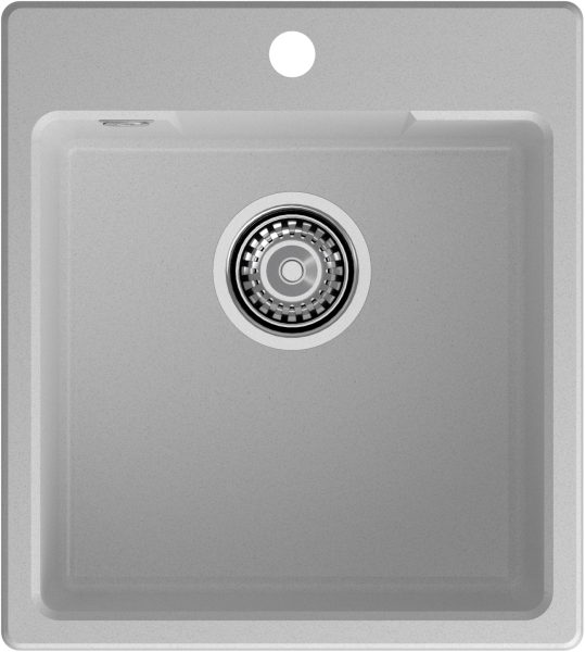 GRANFEST Мойка URBAN 644  1-чаша 440*490мм серый арт.GF-UR-