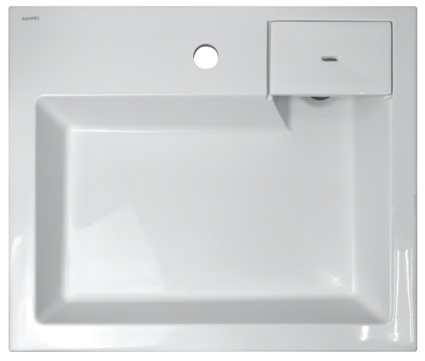 Раковина подвесная AZARIO Etna 600х500х110 литьевой мрамор, белая (CS00078303) в магазинах СантехГид